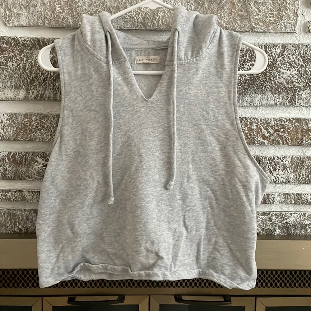 Crop cut out sweatshirt